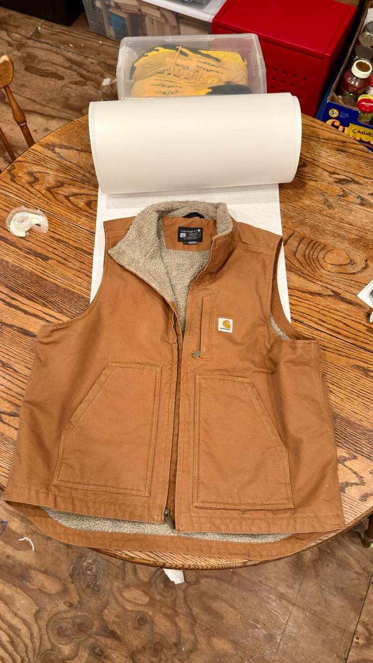 Carhartt Loose Fit Sherpa-Lined Canvas Vest Model 104277-M